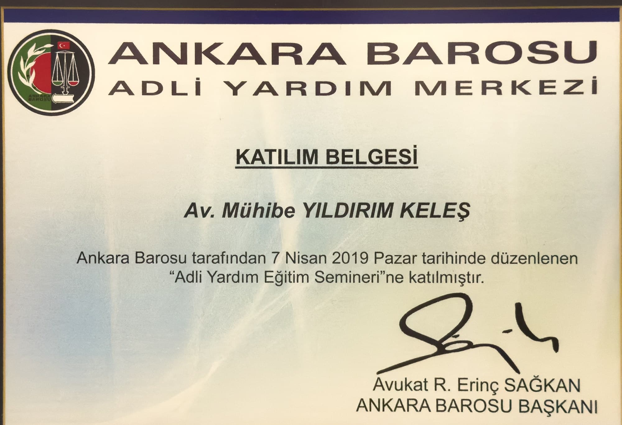 Adli Yardım Eğitim Semineri